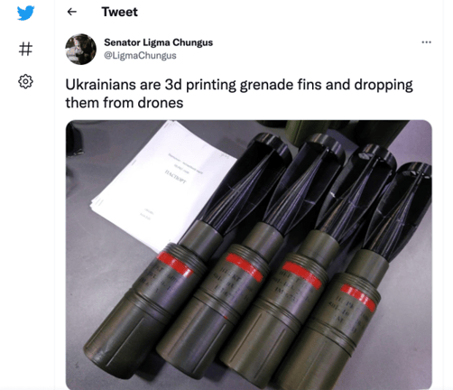 Ukraine Drone Grenades